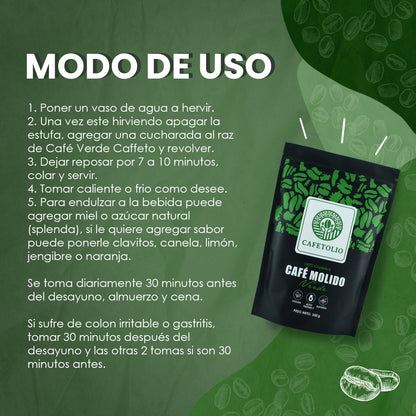 CAFETOLIO VERDE - El café que transforma tu energía y tu figura