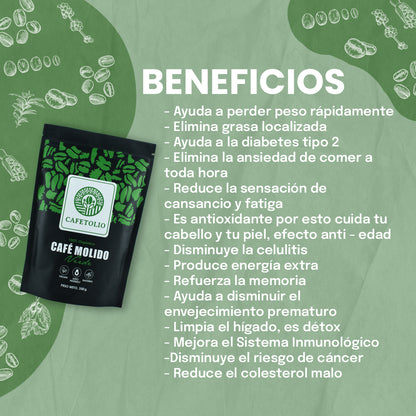 CAFETOLIO VERDE - El café que transforma tu energía y tu figura