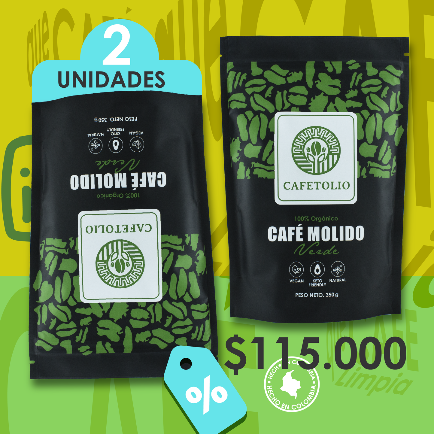 CAFETOLIO VERDE - El café que transforma tu energía y tu figura